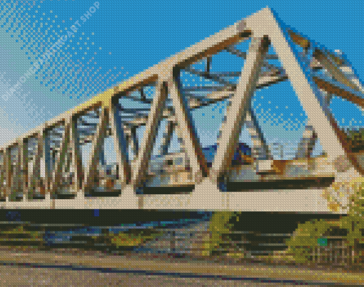 Rail Bridge Diamond Painting Art