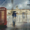 Raining London Diamond Painting Art