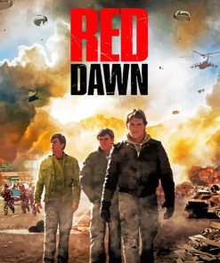 Red Dawn Movie Diamond Painting Art