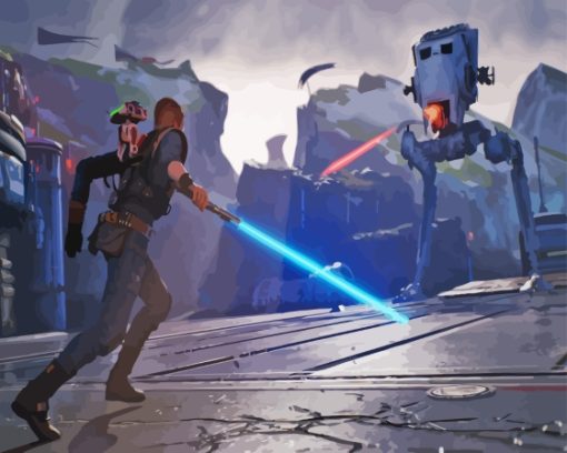 Star Wars Jedi Fallen Order Diamond Painting Art