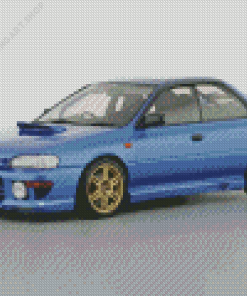 Subaru Impreza Diamond Painting Art