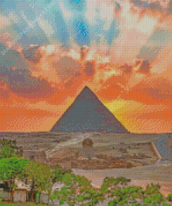 Great Sphinx Of Giza Diamond Painting Art