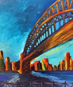 Sydney Harbour Bridge Diamond Painting Art