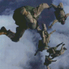 US Soldiers Skydiving Diamond Painting