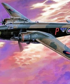 Vickers Wellington Military Plane 5D Diamond Painting Art