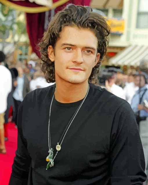 Orlando Bloom 5D Diamond Painting Art