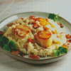 Bacon Scallop Risotto Diamond Painting Art