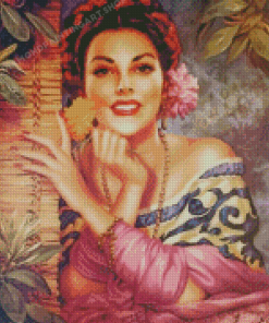 Mexican Woman 5D Diamond Painting Art