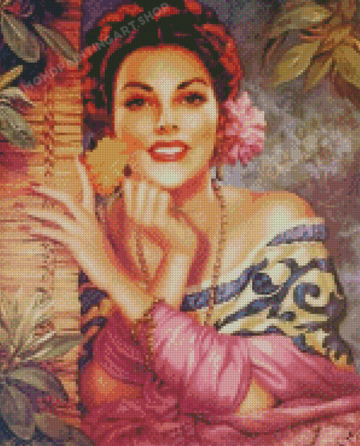 Mexican Woman 5D Diamond Painting Art