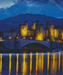 Castle Of Conwy Diamond Painting Art