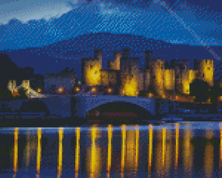 Castle Of Conwy Diamond Painting Art
