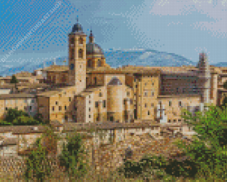 Cathedral Of Urbino Diamond Painting Art