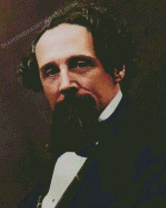 Charles Dickens Author Diamond Painting