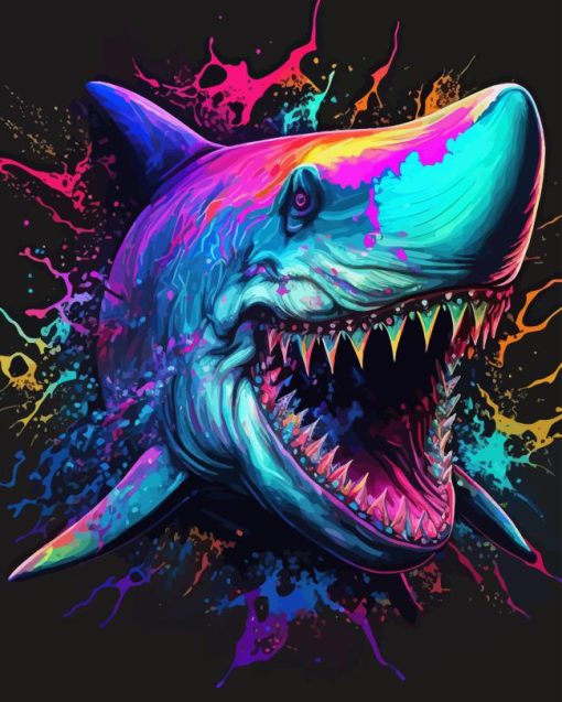 Shark Animal Diamond Painting Art