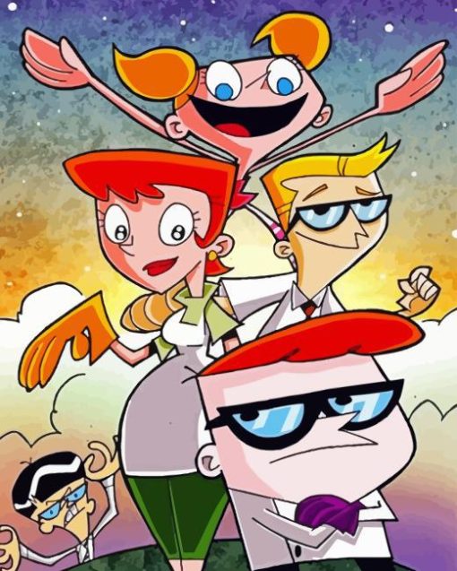 Dexters Laboratory Diamond Painting Art