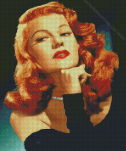 Gorgeous Rita Hayworth Diamond Painting Art