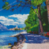 Lake Garda Italy Diamond Painting Art