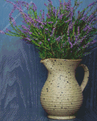 Purple Lavender Flowers Diamond Painting Art