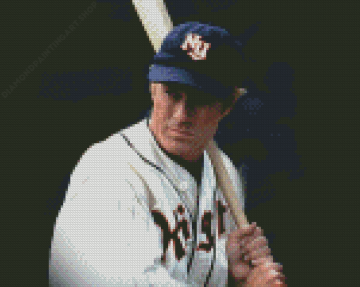 Roy Hobbs Character Diamond Painting Art