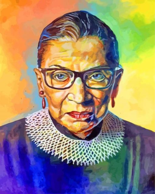 Ruth Bader Ginsburg 5D Diamond Painting Art