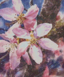 Sakura Blossom 5D Diamond Painting Art