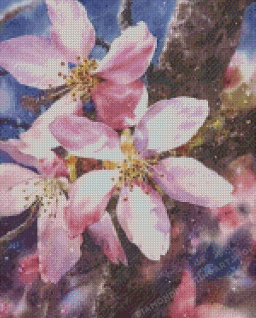 Sakura Blossom 5D Diamond Painting Art
