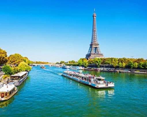 Seine River Paris 5D Diamond Painting Art