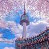 Seoul Tower 5D Diamond Painting Art