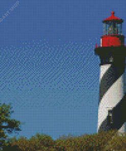St Augustine Lighthouse Diamond Painting Art