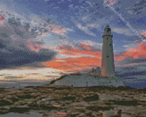 St Marys Lighthouse Diamond Painting Art