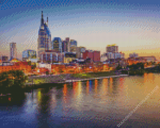 Tennessee Nashville Diamond Painting Art