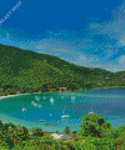 Tortola Island Diamond Painting Art