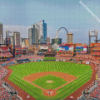 Busch Baseball Stadium Diamond Painting Art