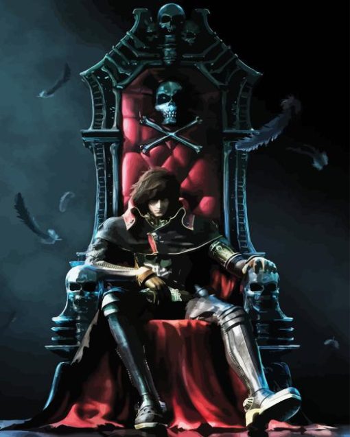 Captain Harlock Anime Diamond Painting Art