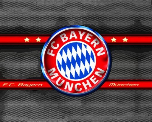 FC Bayern Munich Logo Diamond Painting Art