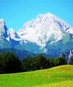 Germany Watzmann Mountain Diamond Painting Art