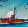 Portsmouth United Kingdom Diamond Painting Art