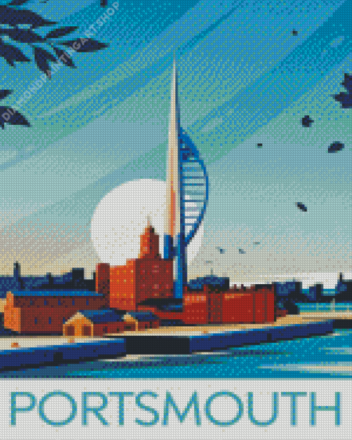 Portsmouth United Kingdom Diamond Painting Art