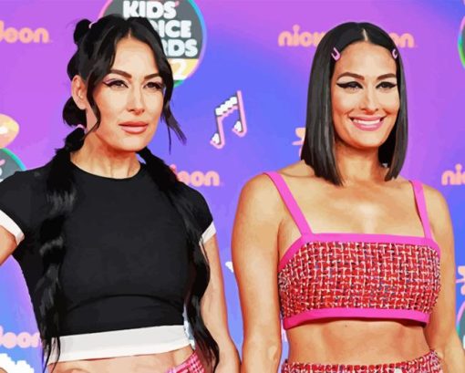 Stylish Bella Twins Diamond Painting Art