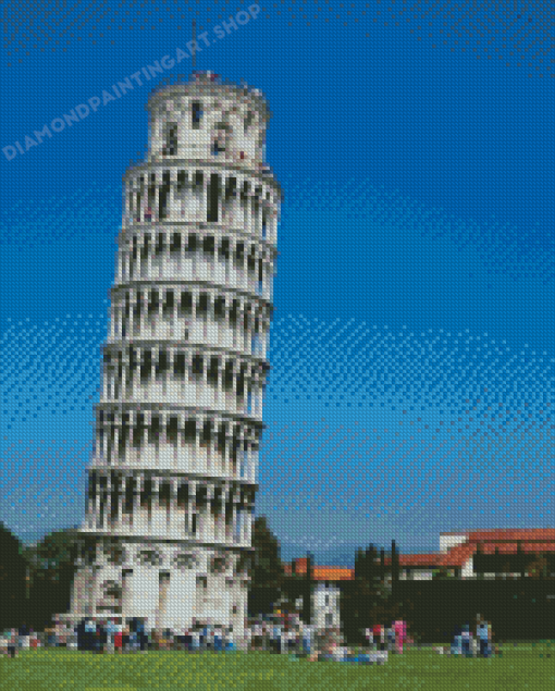 Leaning Tower of Pisa 5D Diamond Painting Art