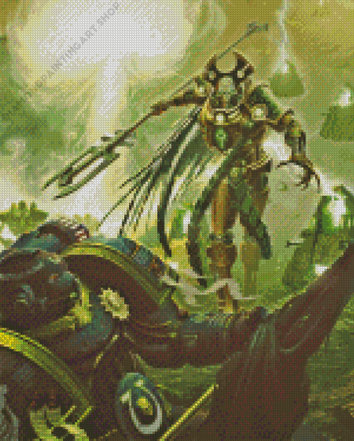 Warhammer Necron Diamond Painting Art