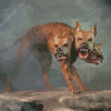 Aesthetic Cerberus Dogs Diamond Painting Art