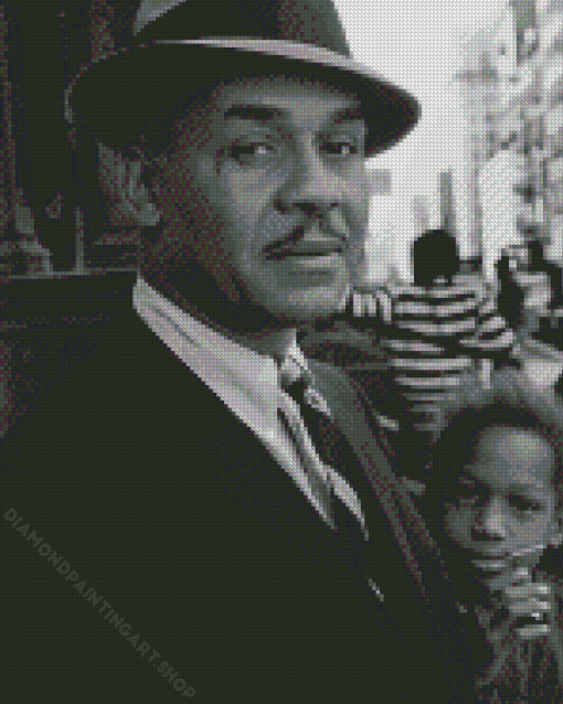 Novelist Ralph Ellison Diamond Painting Art