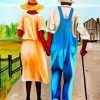 Black Old African Couple Diamond Painting Art