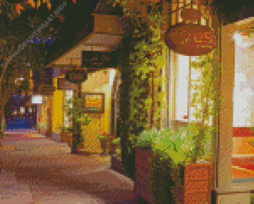 Carmel By The Sea night Diamond Painting Art