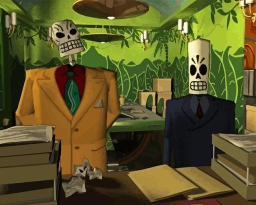 Grim Fandango Diamond Painting Art