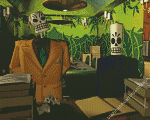 Grim Fandango Diamond Painting Art