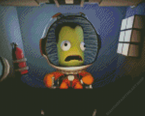 Kerbal Space Program Character Diamond Painting Art