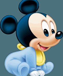 Mickey Mouse Baby Diamond Painting Art