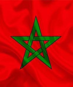 Moroccan Flag Diamond Painting Art